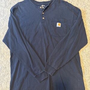 Carhartt Blue Long Sleeve Tee